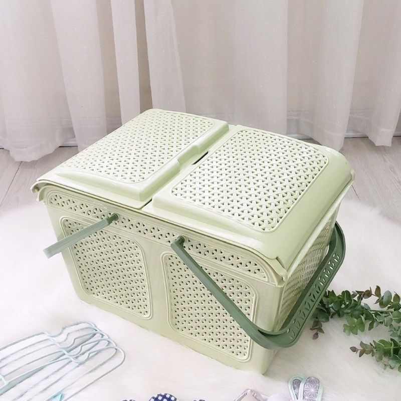 làn đi sinh ,mở nắp 2 bên tiện lợi , 24*25*37cm