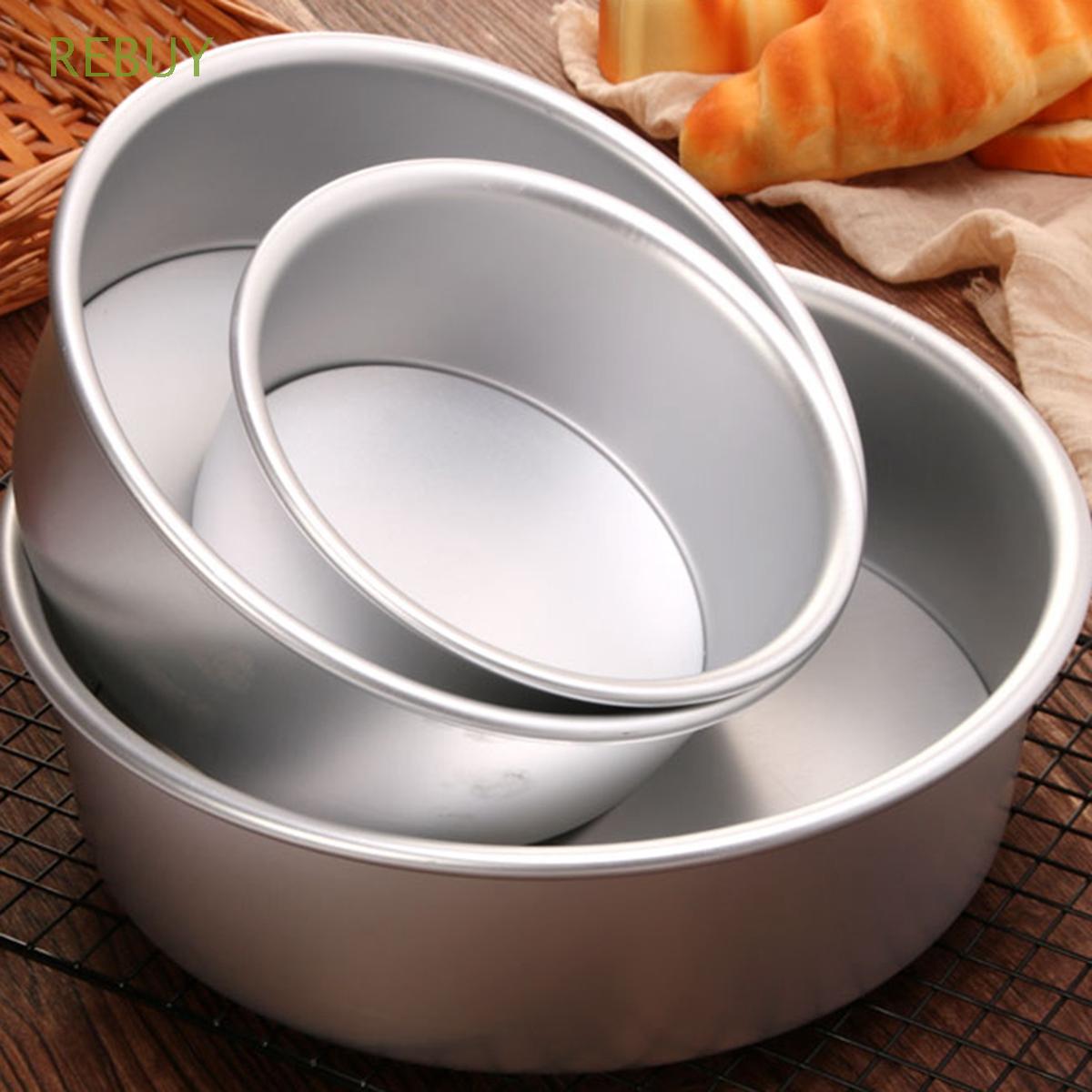 Khuôn Làm Bánh Chống Dính Hình Tròn Bằng Hợp Kim Nhôm