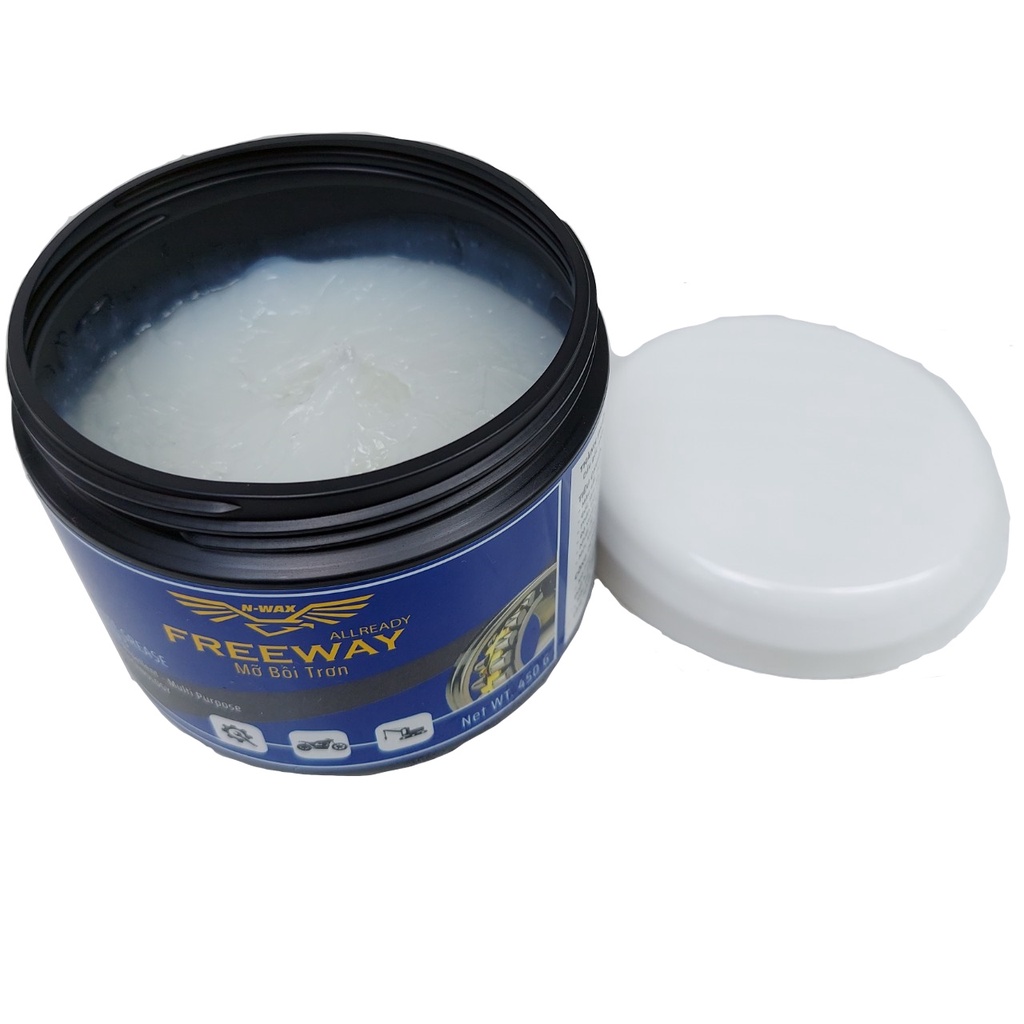 MỠ TRẮNG FREEWAY WHITE GREASE NGLI#3 450 GRAM CHỊU NHIỆT 180 ĐỘ