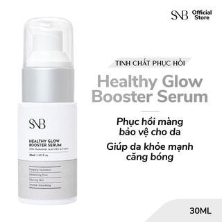 Tinh Chất Phục Hồi Sáng Da HEALTHY GLOW BOOSTER SERUM SNB 30ml Phục Hồi Màng Bảo Vệ Cho Da, Giúp Da Khoẻ Mạnh Căng Bóng