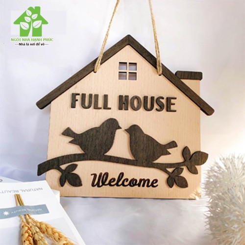 🚀FREESHIP 50k🚀BẢNG GỖ TRANG TRÍ PHÒNG - Bảng gỗ decor chủ đề NGÔI NHÀ  siêu đẹp, siêu chất🌈Tặng kèo móc treo tường🌈