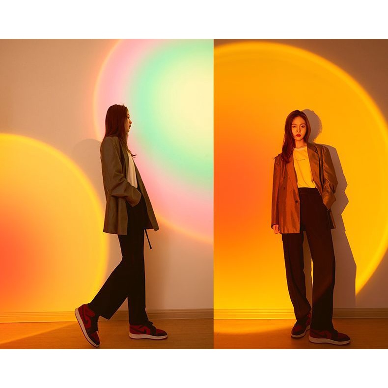 Đèn hoàng hôn Siêu Hot TIKTOK có mika chuyển đổi 4 màu,đèn led trang trí chụp ảnh quay video livestream rất đẹp