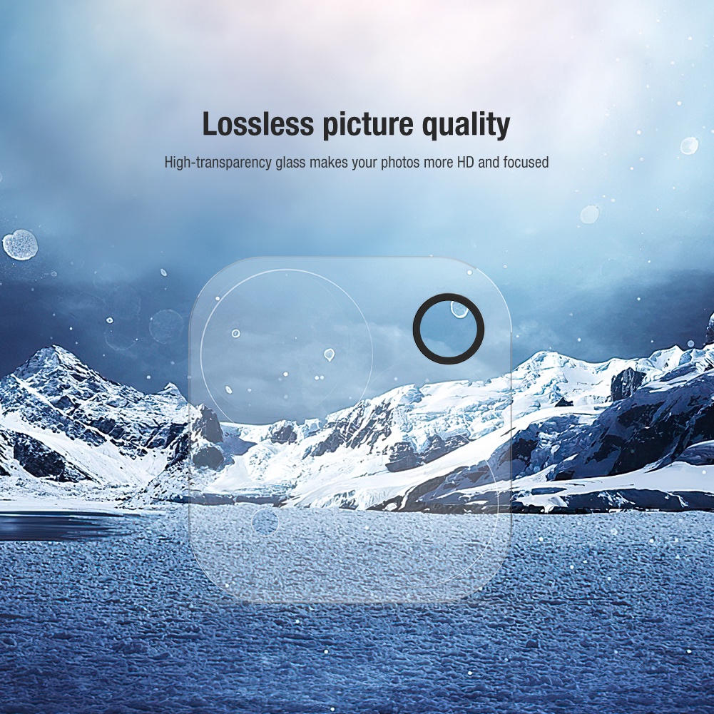 Set kính cường lực bảo vệ camera và màn hình 2 trong 1 NILLKIN kèm phụ kiện thích hợp cho iPhone 14