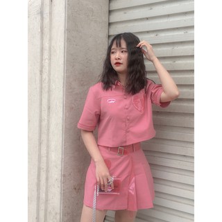 Set Natthy Crystal 1 màu hồng NATTHY STYLE