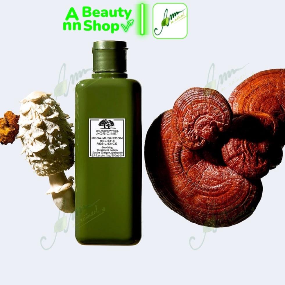Toner nấm ORIGINS MEGA MUSHROOM RELIEF & RESILIENCE Soothing Treatment Lotion 200ml