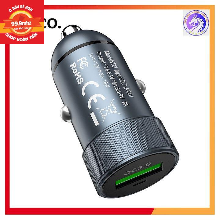 Cóc Sạc Xe Máy Ex155, Ex2021, Xe Hơi... 2 CỔNG USB 3.1A HOCO Z32 (màu ngẫu nhiên)