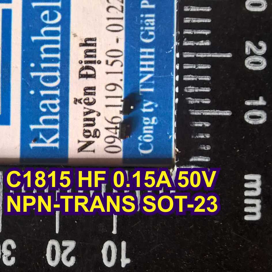 50 con C1815 mã SMD HF 0.15A 50V NPN Thuận SOT-23 (gói 50 con) kde1539