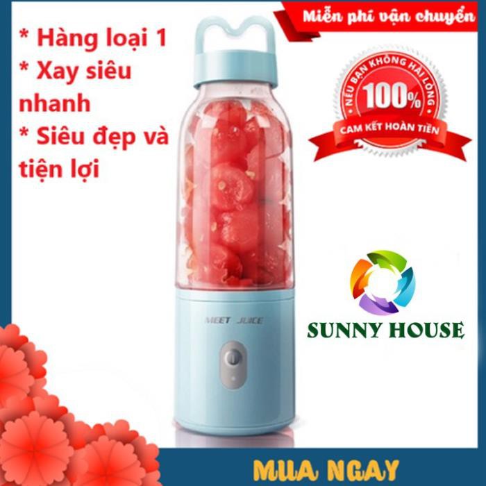 [XẢ KHO+FREE SHIP] [CHÍNH HÃNG] Máy xay sinh tố cầm tay Meet Juice. Bảo hành 6 tháng