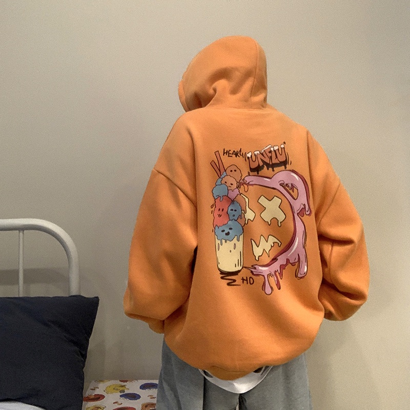 Áo hoodie kiểu dáng năng động thời trang cho nam và nữ