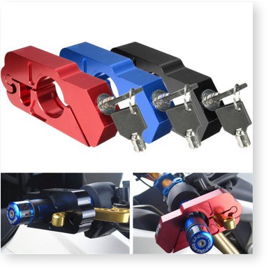 Tay cầm bằng nhôm CNC Khóa an toàn xe máy Xe tay ga