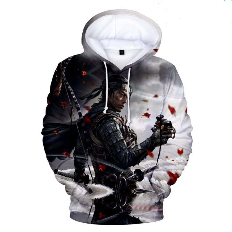 Áo Hoodie In Hình Ghost Of Tsushima Game 3d Dành Cho Cả Nam Và Nữ