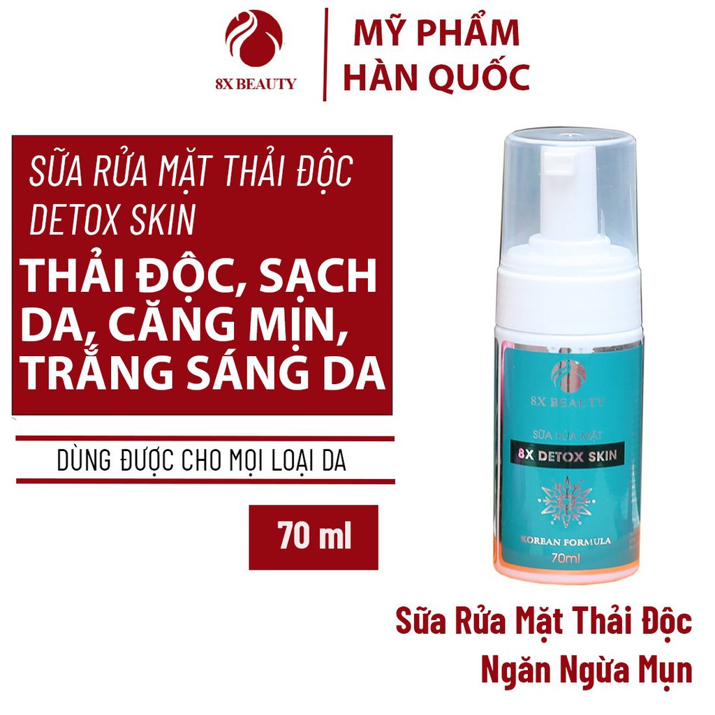 SỮA RỬA MẶT DETOX - Nghiêm Thị Trang - Chủ Tịch Mỹ Phẩm Hàn Quốc  8x Beauty