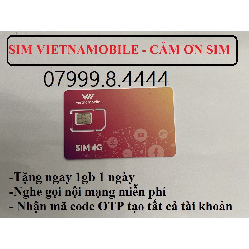 Sim Vietnamobile gói hòa mạng Cảm Ơn . Làm tài khoản ... DATA 4G