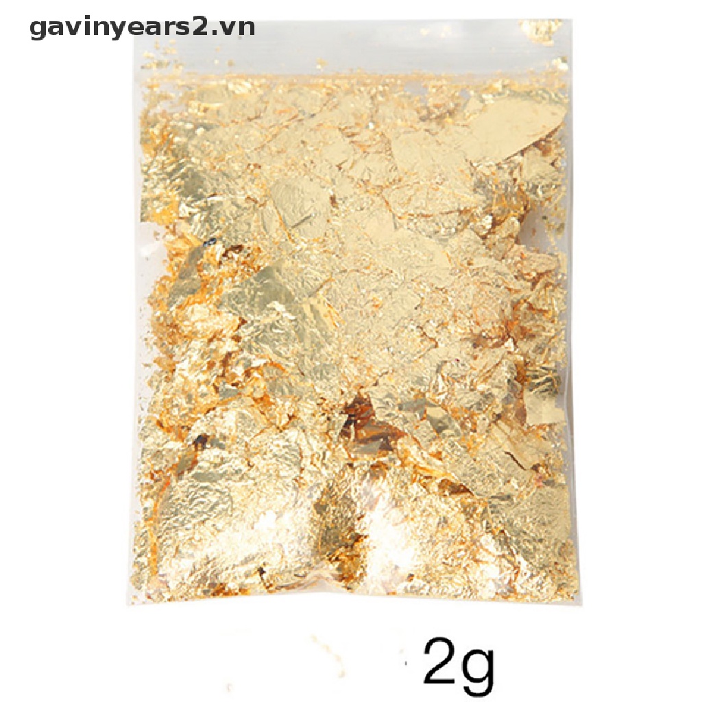 Set 2 lá vàng cấp thực tế 1/2g dùng trang trí bánh | BigBuy360 - bigbuy360.vn