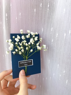 Thiệp hoa handmade