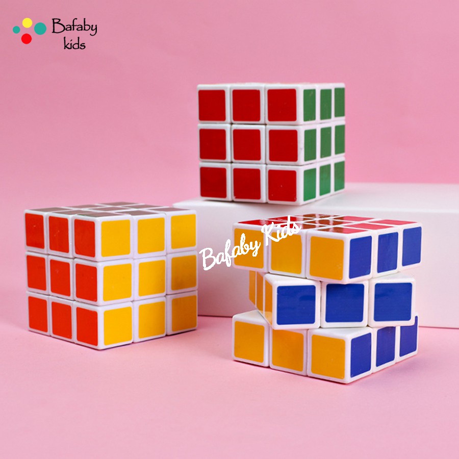 [YÊU THÍCH] Rubik 3x3, Đồ Chơi Xếp Hình Lắp Ráp Xoay Cực Trơn 5x5cm