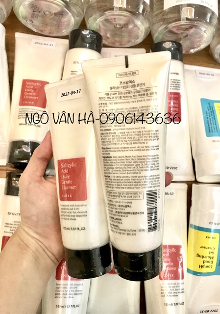 [COSRX] Sữa rửa mặt cho da mụn COSRX SALICYLIC ACID DAILY GENTLE CLEANSER (ĐỎ) | BigBuy360 - bigbuy360.vn