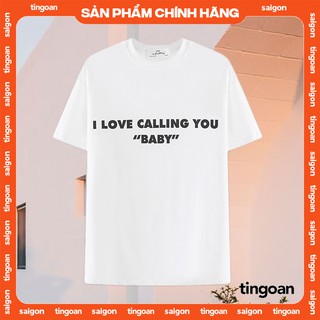Áo phông trắng calling baby tshirt/wh
