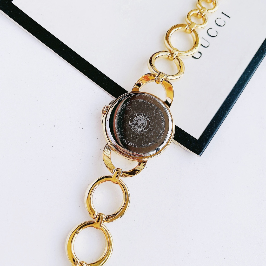 Đồng hồ nữ dây thép Citizen Eco Drive EX1452 53P