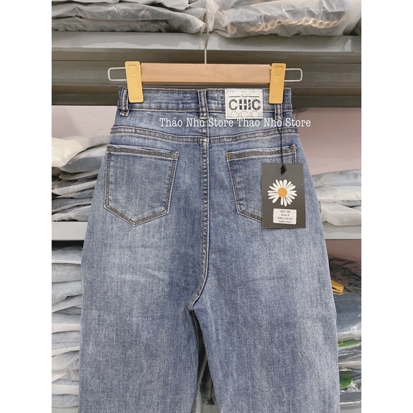quần jean lưng siêu cao mạc chic (hình thật shop Thảo Nhỏ Store chụp )