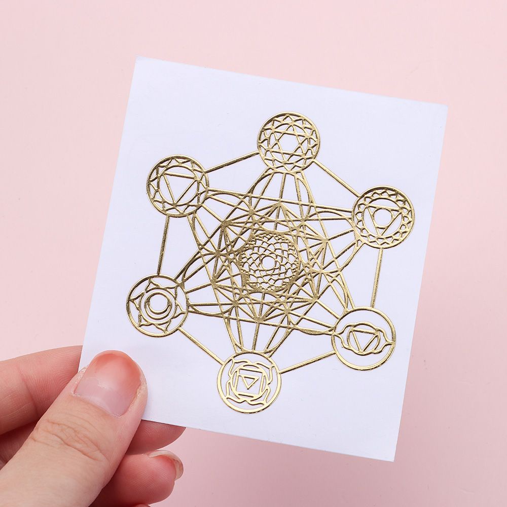 Miếng Dán Bằng Đồng Kim Loại Họa Tiết Hoa/Hình Học Dùng Trang Trí DIY|Khuôn Làm Trang Sức Thủ Công Bằng Vật Liệu Epoxy Màu Sắc