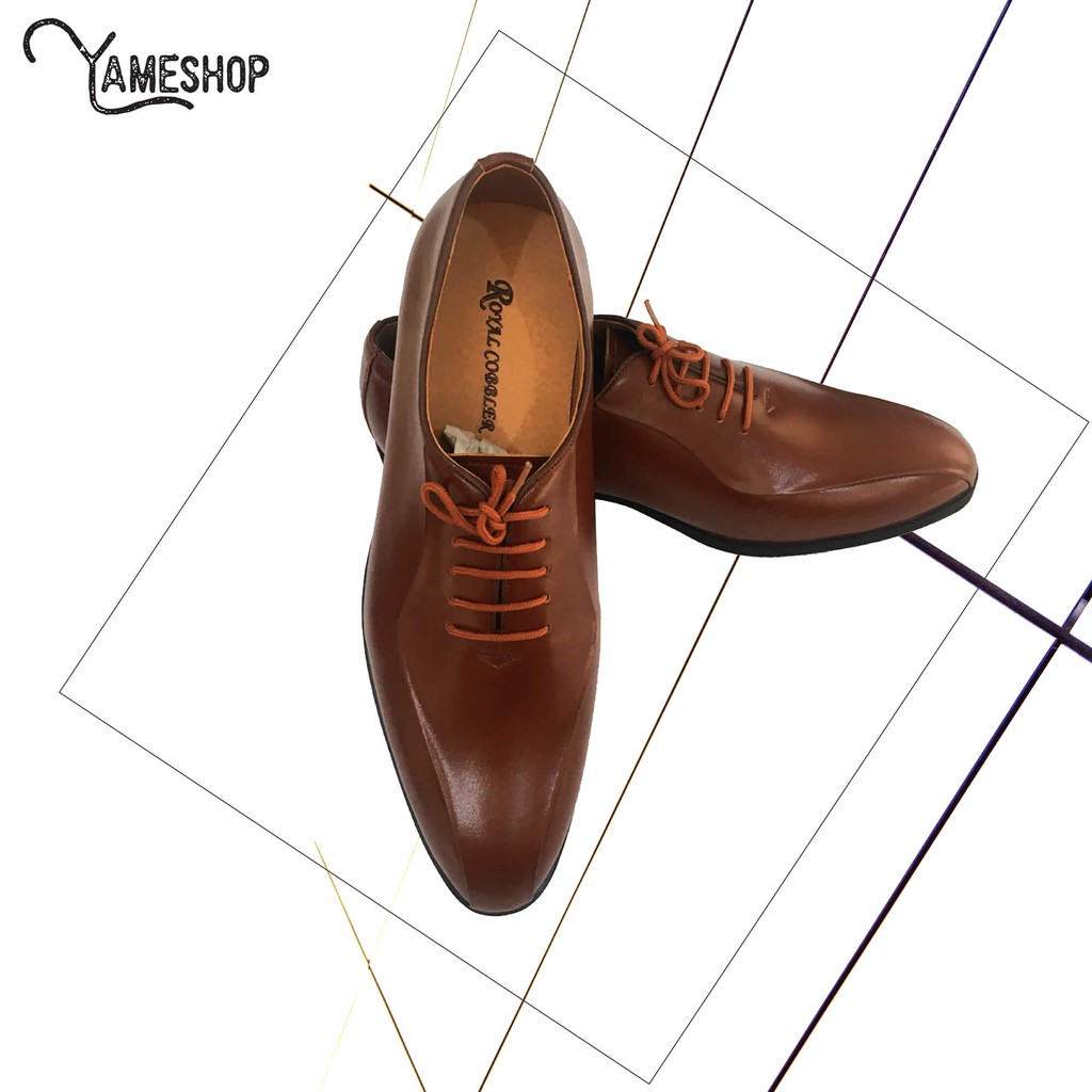 Giày tây Nam buộc dây công sở lịch lãm ( Tặng 1 đôi lót giày/sp)