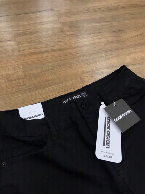 [Hàng VNXK] Quần bò Skiny đen trơn A_SOS VNXK [Ảnh thật] | BigBuy360 - bigbuy360.vn