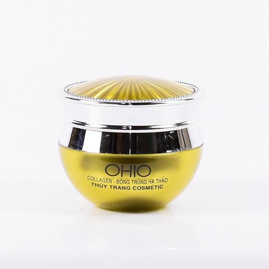 [ Free Ship ] Kem dưỡng trắng - Chống nhăn - Tái Tạo - Bảo vệ da 12 tác dụng OHIO Collagen – Đông Trùng Hạ Thảo