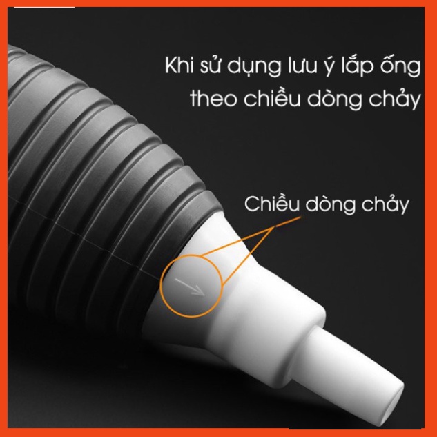 Dụng Cụ Bơm Hút Chất Lỏng, Xăng Dầu Bóp Tay Đa Năng. Quả Bóp Sang Chiết Chất Liệu Cao Su
