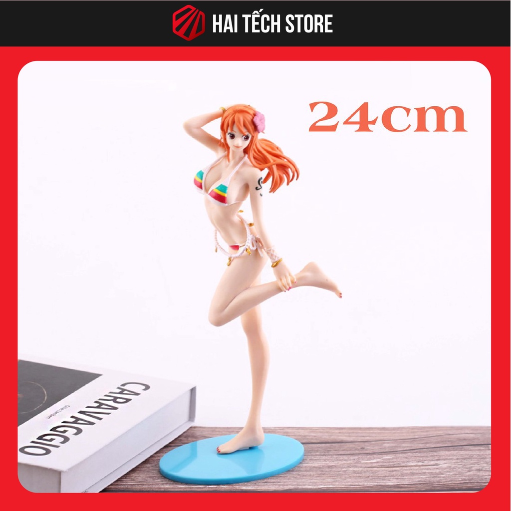 Mô hình One Piece Nami bikini siêu sexy gợi cảm 24cm, figure anime vua hải tặc quà tặng decor trang trí siêu đẹp
