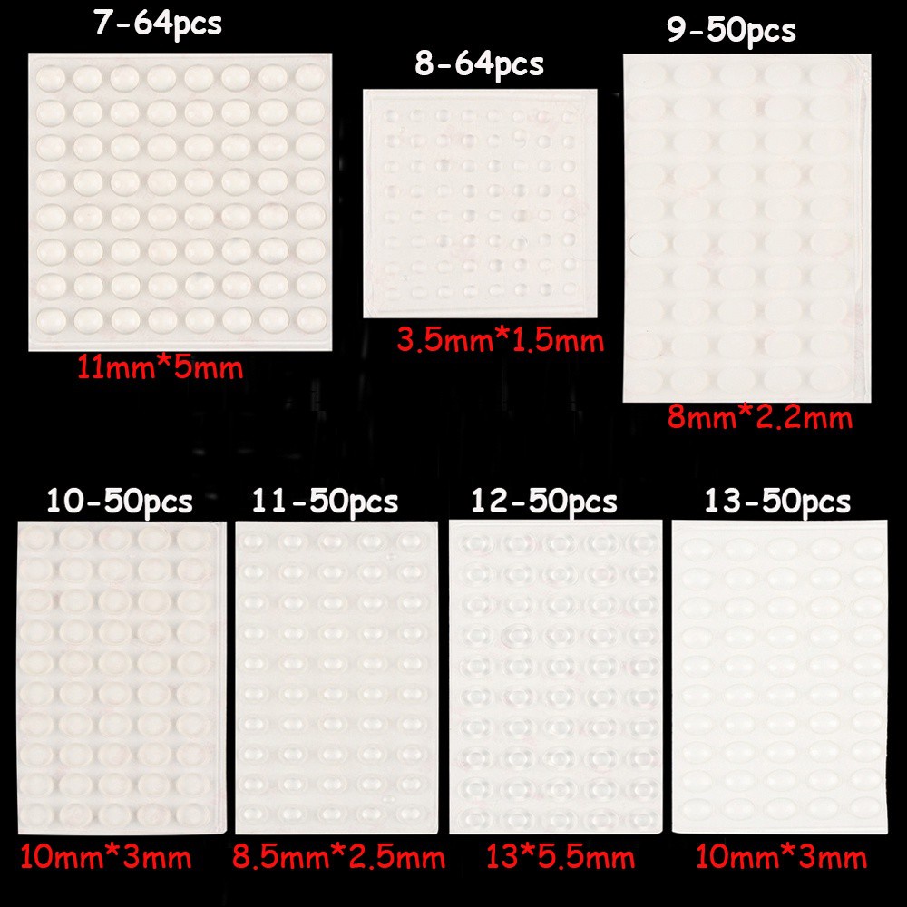 CONOPERY 50/ 64/ 100 Miếng đệm silicon trong suốt chống va chạm chống trượt tiện lợi