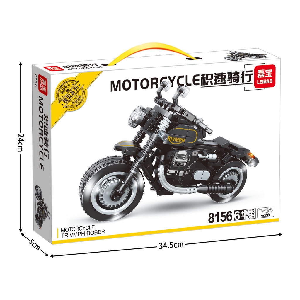 (MớI) Bộ Đồ Chơi LắP RáP Mô Tô LắP RáP DIY Cho Bé