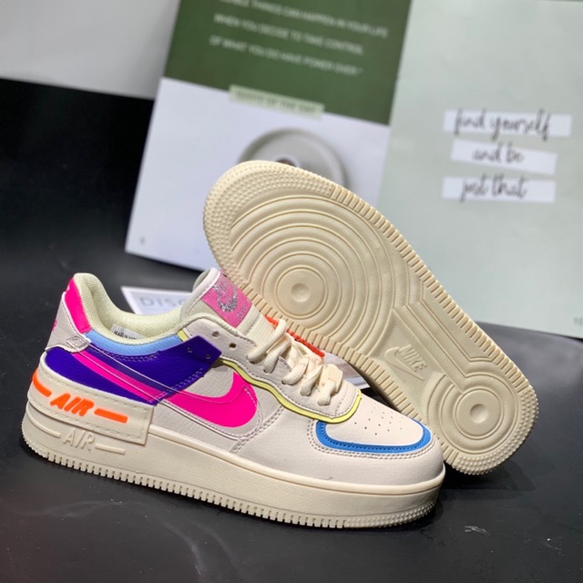 ( CÓ HỘP ) GIÀY Thể Thao Sneaker Nữ Airforce 1 Shadows | BigBuy360 - bigbuy360.vn