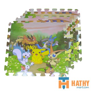 Bộ 9 miếng ghép thảm trải sàn cho bé 41*41cm