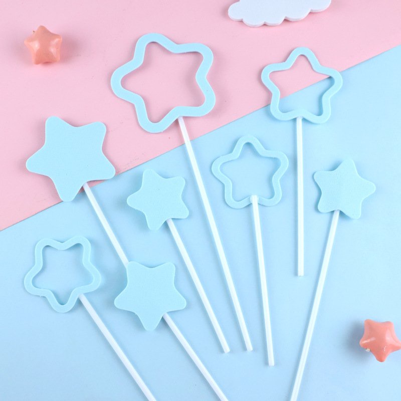 [SIÊU RẺ❤️] – Que cắm ngôi sao (Xốp) - Trang trí bánh sinh nhật bánh kem