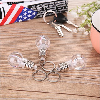 Móc Khóa Bóng Đèn Led Đổi Màu Mini