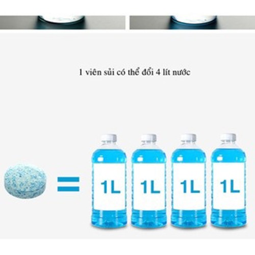 Viên Sủi Rửa Kính Ô Tô tẩy sạch kính - 1 viên pha với 4 lít nước | BigBuy360 - bigbuy360.vn