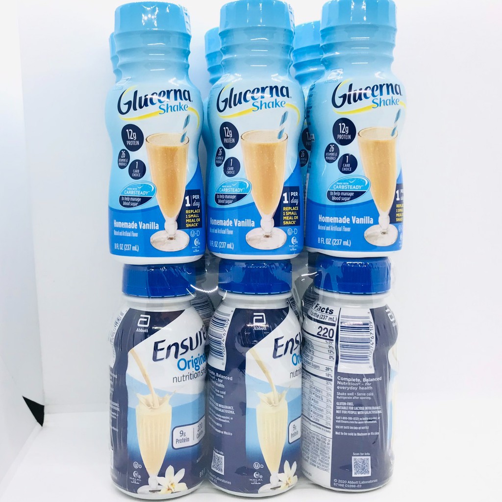 [ABBOTT USA] 6 CHAI SỮA ENSURE ORIGINAL NUTRITION SHAKE VANILLA ENSURE MỸ 237ML (USA)