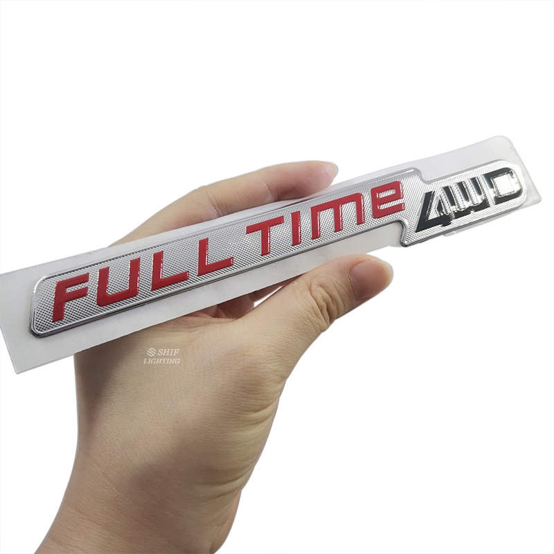 1 X ABS FULL TIME 4WD Logo Chữ Logo Trang Trí Xe Hơi