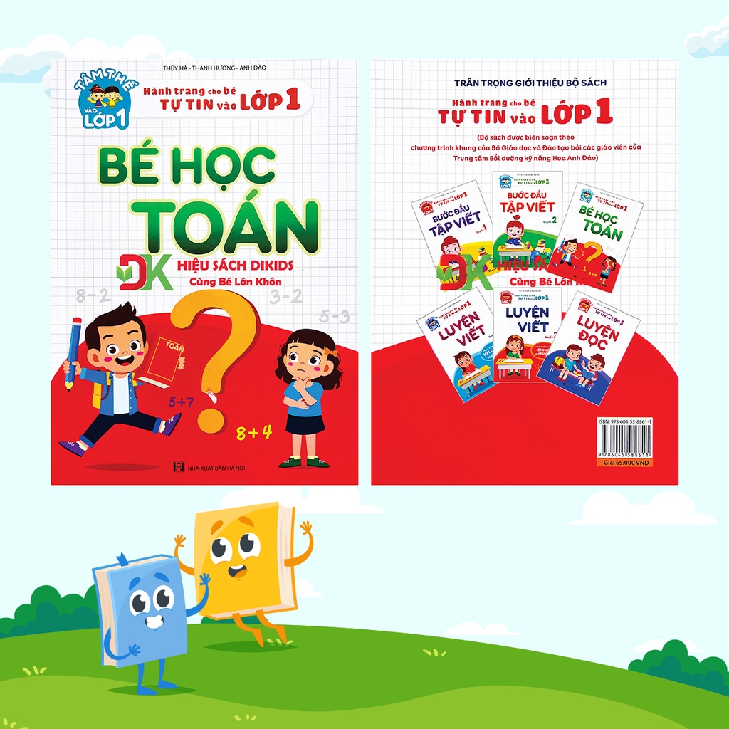 Sách - Bé học toán Hành trang cho bé tự tin vào lớp 1