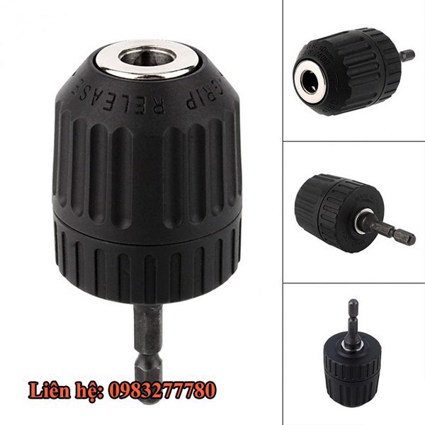 Đầu kẹp mang ranh chuyển từ máy bắt vít sang máy khoan đa năng