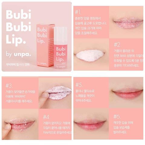 Tẩy da chết môi Unpa Bubi Bubi Lip Scrub | BigBuy360 - bigbuy360.vn