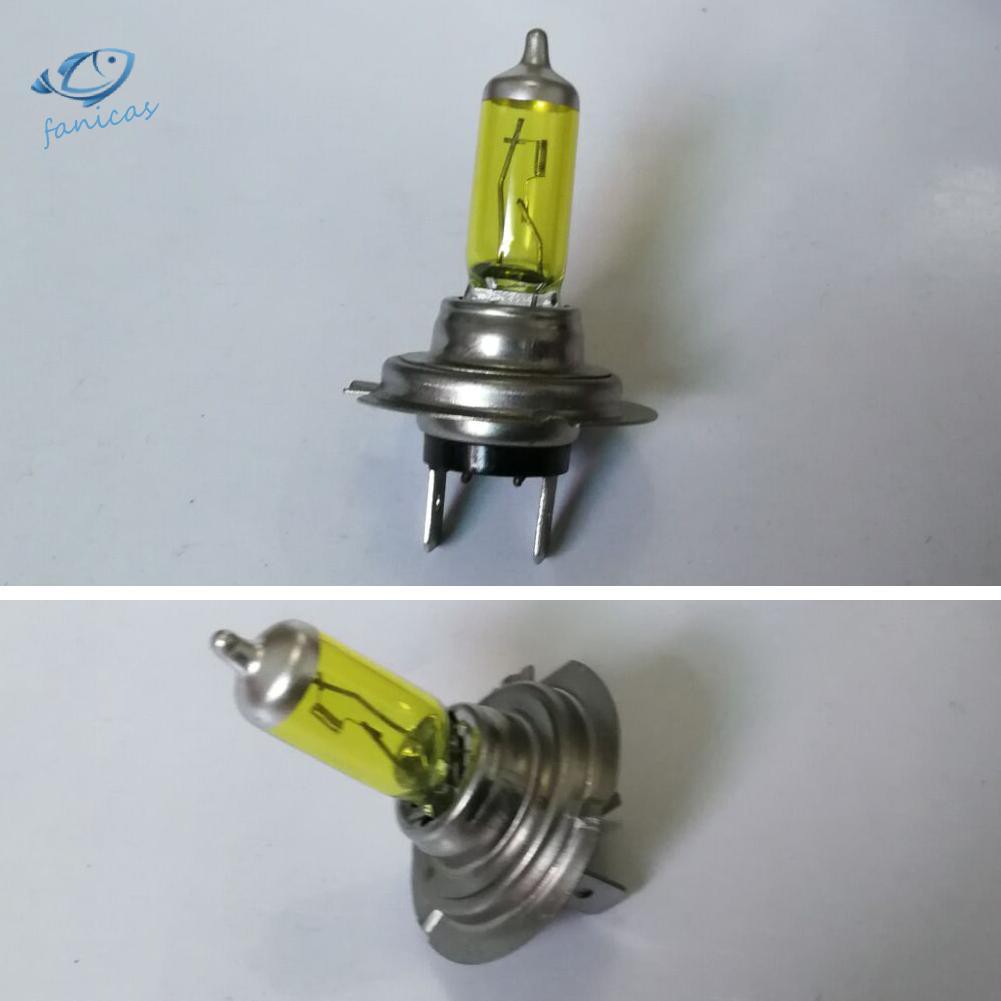 1 Bóng Đèn Halogen H7 12v 55w 4,000k-4,500k Ánh Sáng Vàng Cho Xe Hơi