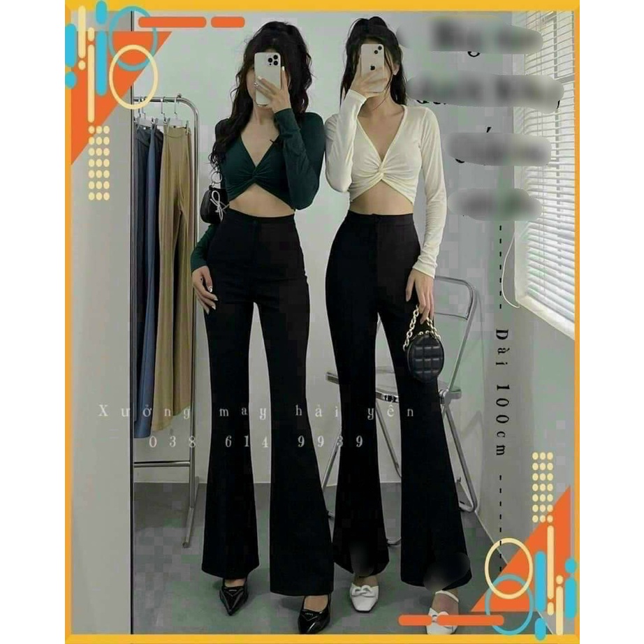 QUẦN TÂY NỮ ỐNG LOE, ỐNG BAS, DÁNG DÀI ĐẸP TÔN DÁNG NAL