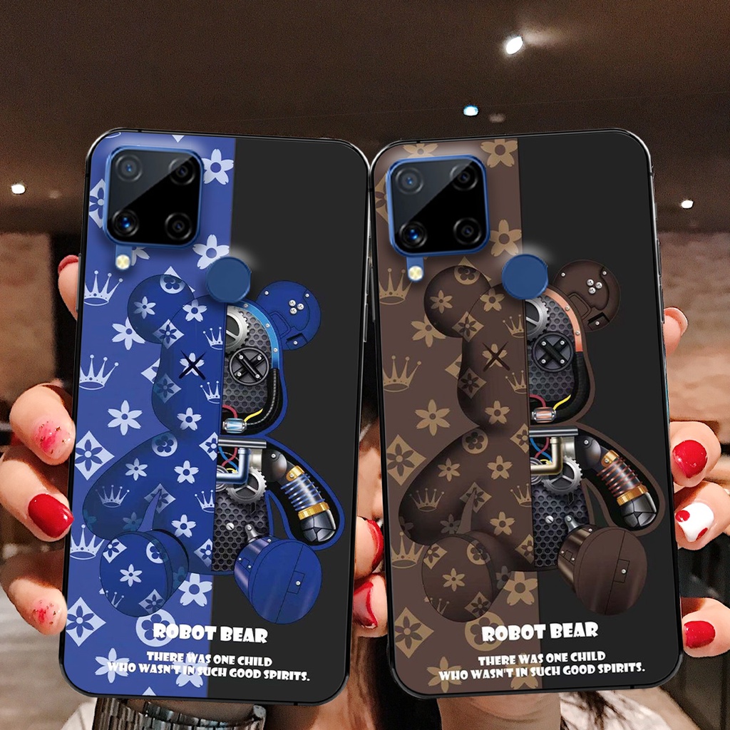 ỐP LƯNG REALME C21/C21Y/C12/C15/C20/C11/C25/C25S in hình bearbrick siêu đẹp cực chất cute giá rẻ