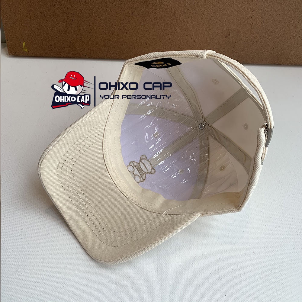 Mũ lưỡi trai thêu gấu Buredry nón kết nam nữ unisex phong cách ulzzang OHIXO CAP LT35