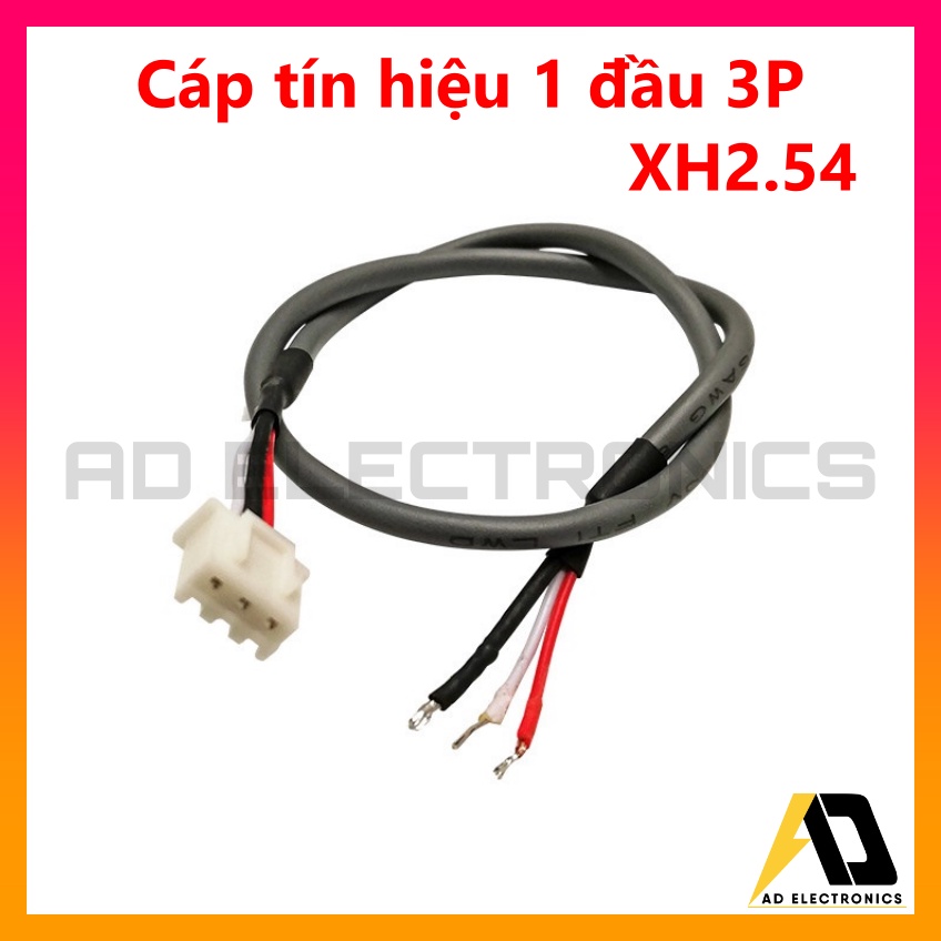 Dây bus chống nhiễu tín hiệu audio 3P XH2.54 PH 2.0 PH2.0 20cm 30 cm - Cáp tín hiệu audio 3P có bọc chống nhiễu