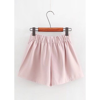 Quần Short Vải Nữ Thắt Nơ Eo 496