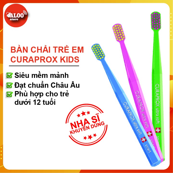 Bàn Chải Trẻ Em Siêu Mềm Cho Bé Dưới 12 Tuổi Kids Ultra Soft