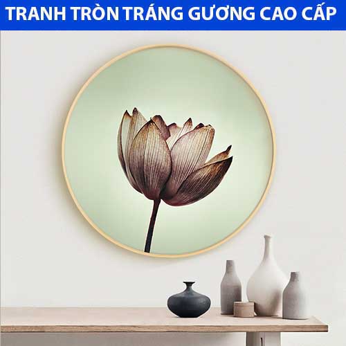 Tranh phong thuỷ hoa sen bộ 3 bức sang trọng tạo nét đẹp cổ điển mang tài lộc đến cho gia chủ giá tại xưởng BH 5 năm